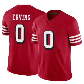 ＃0 Men's Cameron Erving Scarlet Limited San Francisco 49ers Alternate Vapor F.U.S.E. Jersey