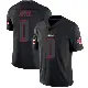 ＃0 Men's Eli Apple Black Impact Limited San Francisco 49ers Jersey
