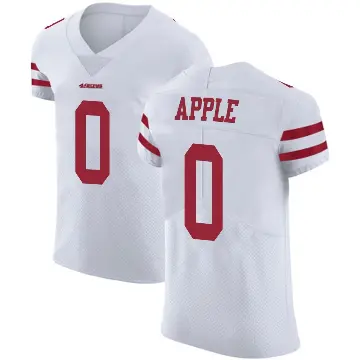 ＃0 Men's Eli Apple White Elite San Francisco 49ers Vapor Untouchable Jersey