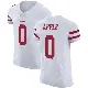 ＃0 Men's Eli Apple White Elite San Francisco 49ers Vapor Untouchable Jersey