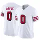 ＃0 Men's Eli Apple White Limited San Francisco 49ers Alternate Vapor F.U.S.E. Jersey