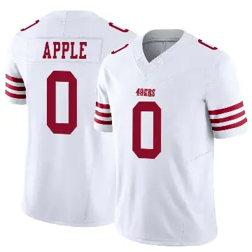 ＃0 Men's Eli Apple White Limited San Francisco 49ers Vapor F.U.S.E. Jersey