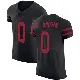 ＃0 Men's Equanimeous St. Brown Black Elite San Francisco 49ers Alternate Vapor Untouchable Jersey