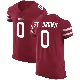 ＃0 Men's Equanimeous St. Brown Red Elite San Francisco 49ers Team Color Vapor Untouchable Jersey