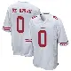 ＃0 Men's Equanimeous St. Brown White Game San Francisco 49ers Jersey