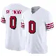 ＃0 Men's Equanimeous St. Brown White Limited San Francisco 49ers Alternate Vapor F.U.S.E. Jersey