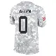 ＃0 Men's Jaylon Allen Arctic Camo Limited San Francisco 49ers 2024 Salute to Service Jersey