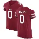 ＃0 Men's Jaylon Allen Red Elite San Francisco 49ers Team Color Vapor Untouchable Jersey