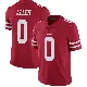 ＃0 Men's Jaylon Allen Red Limited San Francisco 49ers Team Color Vapor Untouchable Jersey
