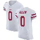 ＃0 Men's Jaylon Allen White Elite San Francisco 49ers Vapor Untouchable Jersey