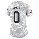 ＃0 Women's Eli Apple Arctic Camo Limited San Francisco 49ers Francisco 2024 Salute to Service Jersey
