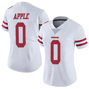 ＃0 Women's Eli Apple White Limited San Francisco 49ers Vapor Untouchable Jersey