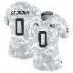 ＃0 Women's Equanimeous St. Brown Arctic Camo Limited San Francisco 49ers Francisco 2024 Salute to Service Jersey