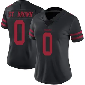 ＃0 Women's Equanimeous St. Brown Black Limited San Francisco 49ers Alternate Vapor Untouchable Jersey