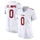 ＃0 Women's Equanimeous St. Brown White Game San Francisco 49ers Fashion Jersey