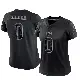 ＃0 Women's Jaylon Allen Black Limited San Francisco 49ers Reflective Jersey
