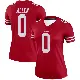 ＃0 Women's Jaylon Allen Scarlet Legend San Francisco 49ers Jersey