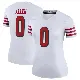 ＃0 Women's Jaylon Allen White Legend San Francisco 49ers Color Rush Jersey