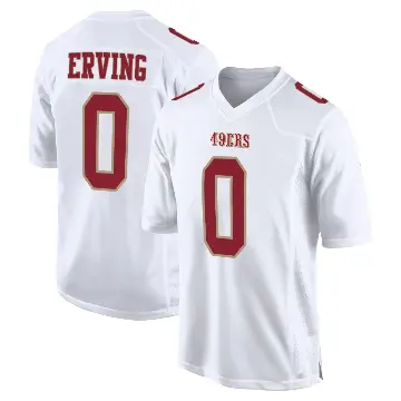 ＃0 Youth Cameron Erving White Game San Francisco 49ers Fashion Jersey