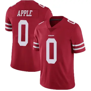 ＃0 Youth Eli Apple Red Limited San Francisco 49ers Team Color Vapor Untouchable Jersey