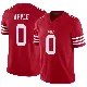 ＃0 Youth Eli Apple Scarlet Limited San Francisco 49ers Vapor F.U.S.E. Jersey
