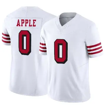 ＃0 Youth Eli Apple White Limited San Francisco 49ers Alternate Vapor F.U.S.E. Jersey