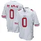 ＃0 Youth Equanimeous St. Brown White Game San Francisco 49ers Jersey