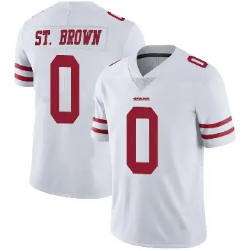 ＃0 Youth Equanimeous St. Brown White Limited San Francisco 49ers Vapor Untouchable Jersey