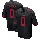 ＃0 Youth Jaylon Allen Black Game San Francisco 49ers Alternate Jersey