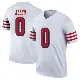 ＃0 Youth Jaylon Allen White Legend San Francisco 49ers Color Rush Jersey