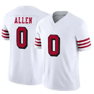 ＃0 Youth Jaylon Allen White Limited San Francisco 49ers Alternate Vapor F.U.S.E. Jersey
