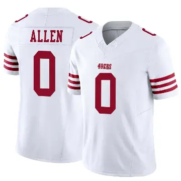 ＃0 Youth Jaylon Allen White Limited San Francisco 49ers Vapor F.U.S.E. Jersey
