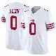 ＃0 Youth Jaylon Allen White Limited San Francisco 49ers Vapor F.U.S.E. Jersey