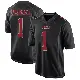 ＃1 Men's Ricky Pearsall Black Game San Francisco 49ers Fashion Jersey