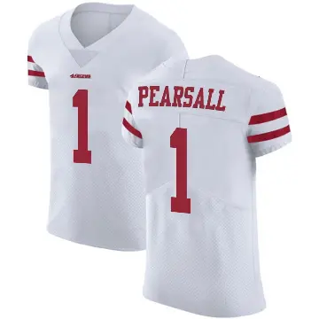 ＃1 Men's Ricky Pearsall White Elite San Francisco 49ers Vapor Untouchable Jersey
