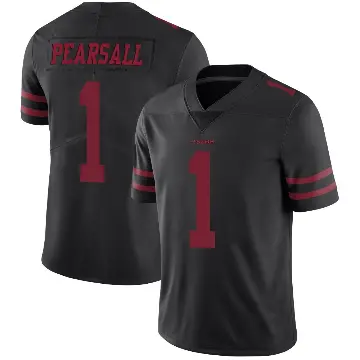 ＃1 Youth Ricky Pearsall Black Limited San Francisco 49ers Alternate Vapor Untouchable Jersey