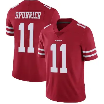 ＃11 Men's Steve Spurrier Red Limited San Francisco 49ers Team Color Vapor Untouchable Jersey