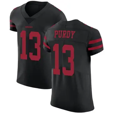＃13 Men's Brock Purdy Black Elite San Francisco 49ers Alternate Vapor Untouchable Jersey