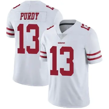 ＃13 Men's Brock Purdy White Limited San Francisco 49ers Vapor Untouchable Jersey