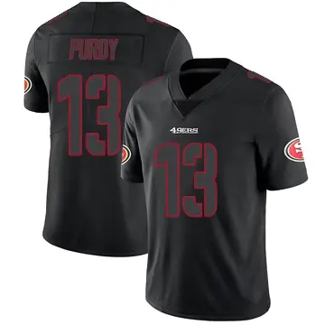 ＃13 Youth Brock Purdy Black Impact Limited San Francisco 49ers Jersey