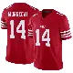 ＃14 Men's Tanner Mordecai Scarlet Limited San Francisco 49ers Vapor F.U.S.E. Jersey