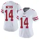 ＃14 Women's Isaiah Neyor White Limited San Francisco 49ers Vapor Untouchable Jersey