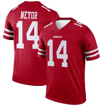 ＃14 Youth Isaiah Neyor Scarlet Legend San Francisco 49ers Jersey