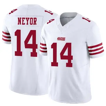 ＃14 Youth Isaiah Neyor White Limited San Francisco 49ers Vapor F.U.S.E. Jersey
