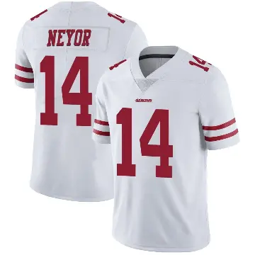 ＃14 Youth Isaiah Neyor White Limited San Francisco 49ers Vapor Untouchable Jersey