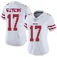 ＃17 Women's Jordan Watkins White Limited San Francisco 49ers Vapor Untouchable Jersey