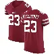 ＃23 Men's Christian McCaffrey Red Elite San Francisco 49ers Team Color Vapor Untouchable Jersey