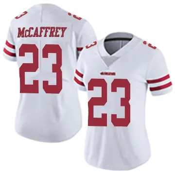 ＃23 Women's Christian McCaffrey White Limited San Francisco 49ers Vapor Untouchable Jersey