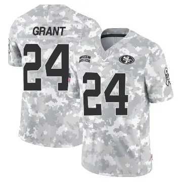 ＃24 Men's Richie Grant Arctic Camo Limited San Francisco 49ers 2024 Salute to Service Jersey