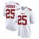 ＃25 Youth Jason Pinnock White Game San Francisco 49ers Fashion Jersey